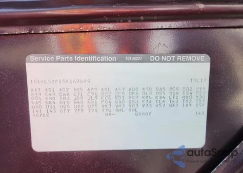 1995 Chevrolet Caprice / Impala Classic Ss from USA, damaged, VIN 1G1BL52P1SR167689